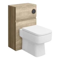Venice Linea 500mm Rustic Oak WC Unit Only (Depth 253mm) -Croydex shop vl5wco lrg2