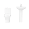 Venice P-Shaped Modern Shower Bath Suite -Croydex shop vpmsbs d3