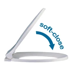 Victorian Plumbing Melbourne Wall Hung Toilet + Soft Close Toilet Seat 9 Victorian Plumbing Melbourne Wall Hung Toilet + Soft Close Toilet Seat -Croydex shop whp001nts010nd5