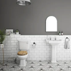 Victorian Plumbing Winchester Traditional Complete Roll Top Bathroom Package (1710mm) -Croydex shop wincmppk d6