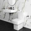 Arezzo 500mm Wall Mounted / Countertop Stone Resin Basin With Hidden Waste Cover 1 Arezzo 500mm Wall Mounted / Countertop Stone Resin Basin With Hidden Waste Cover -Croydex shop wmc5pmb d4