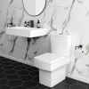 Arezzo 700mm Wall Mounted / Countertop Stone Resin Basin With Hidden Waste Cover -Croydex shop wmc7pmbd5