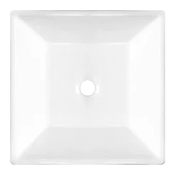 Victorian Plumbing 600 X 450mm White Shelf With Lazio Basin -Croydex shop wsves983 d4