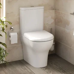 VitrA - Zentrum Close Coupled Toilet - Closed Back - 2 X Seat Options -Croydex shop zencbccwcaa
