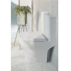 VitrA - Zentrum Close Coupled Toilet - Open Back - 2 X Seat Options